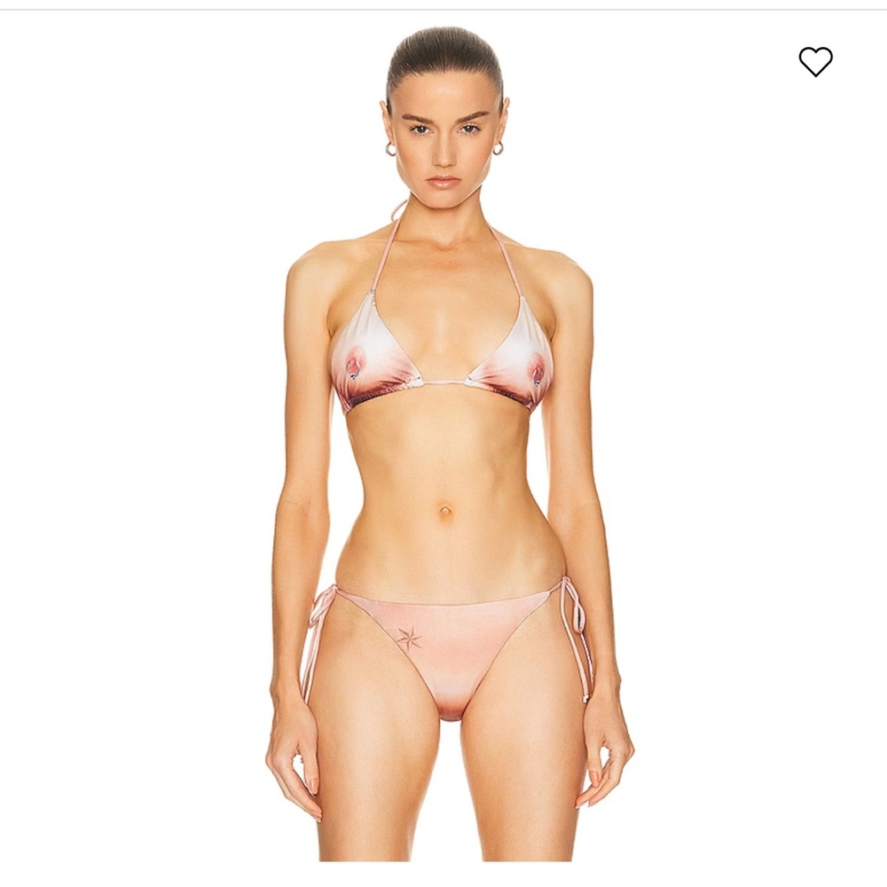 JEAN PAUL GAULTIER Nude Printed Corps Bikini brand new with tags